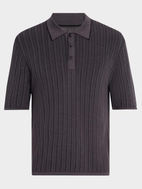 rag & bone Men's Harvey Garment-Dyed Polo Shirt