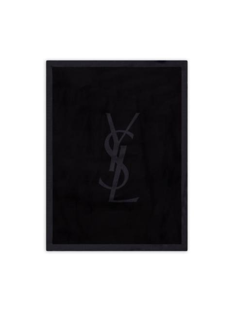 SAINT LAURENT logo-detail scarf