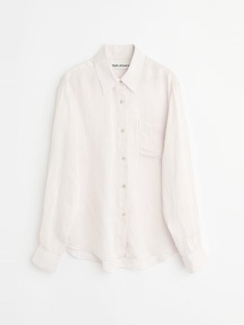 Our Legacy Forever Shirt Mirage Stripe Viscose Silk