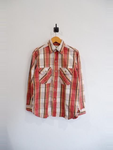 Other Designers The Flat Head - Vtg Hellers Cafe Heavy Weight Flannel