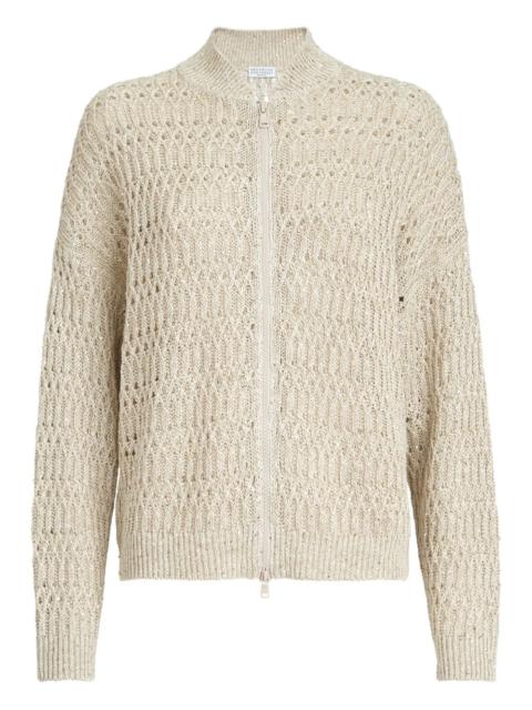 Brunello Cucinelli zip-up cardigan