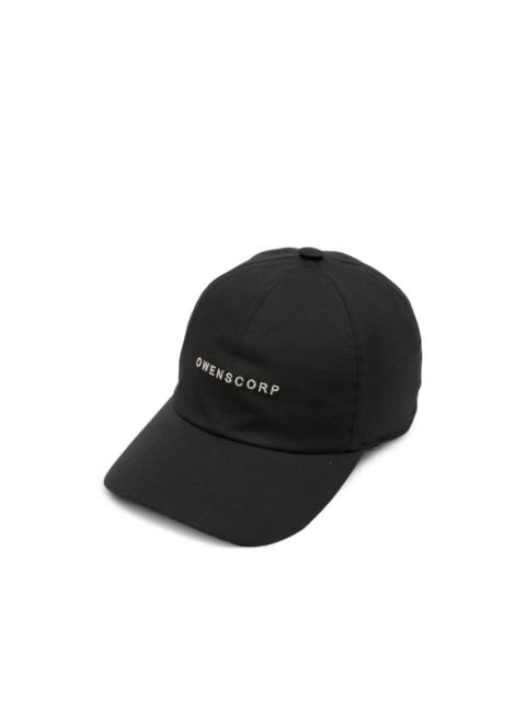 Rick Owens embroidered logo baseball cap