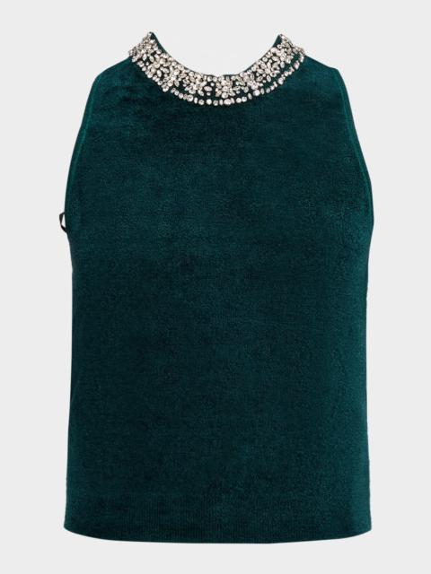 SIMKHAI Rema Crystal-Embellished Top