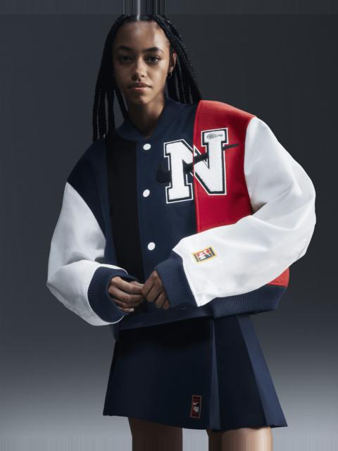 Nike Women by YOON Women's Oversized Varsity Jacket