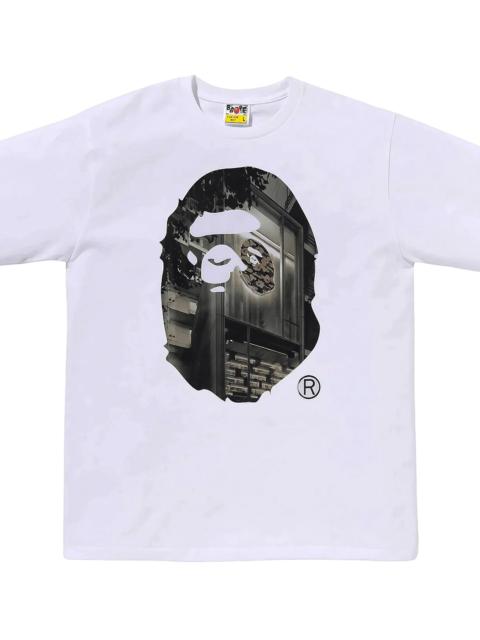 A BATHING APE® Photo Ape Head Tee "White" 001TEL721008F WHITE
