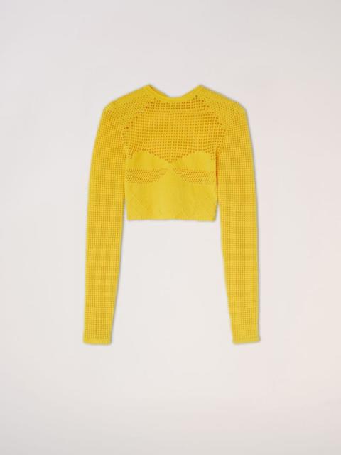 Ambush CROCHET HEARTS KNIT CREWNECK