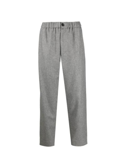 Jil Sander: Gray Elasticized Waistband Trousers