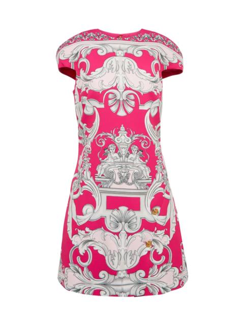 VERSACE Silver Baroque minidress