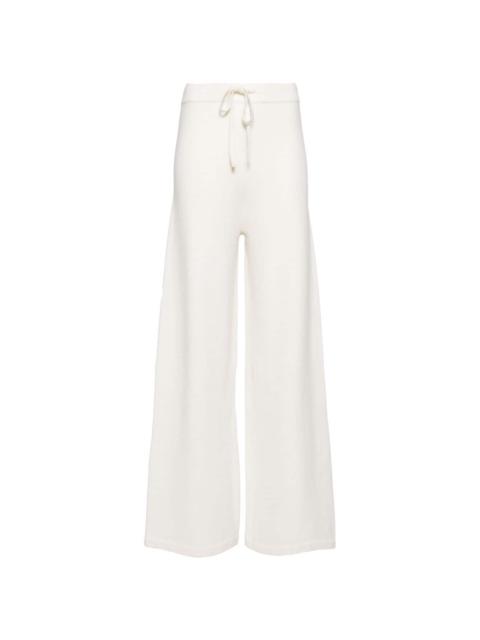 Yves Salomon wide-leg knitted trousers