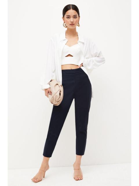 KAREN MILLEN Petite Essential Techno Woven Crop Trouser