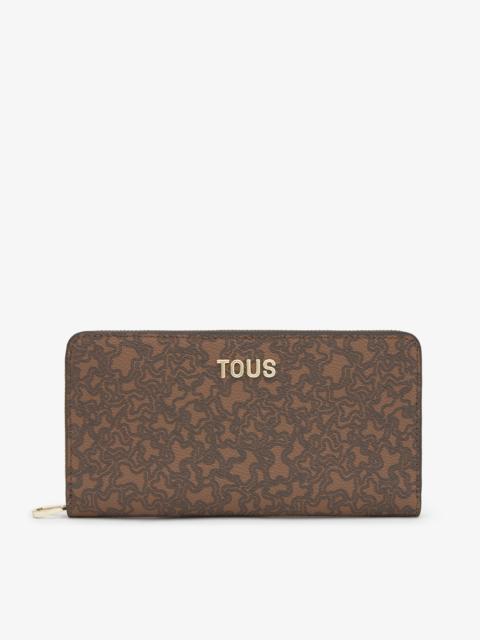TOUS Brown Wallet TOUS Kaos Mini Lines