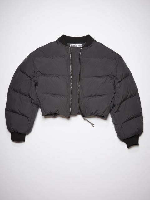 Quilted down jacket - Charcoal Grey