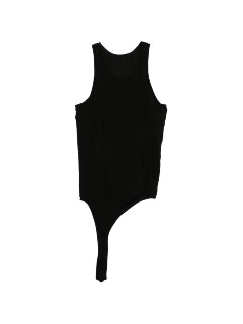 Julius asymmetric panelled vest
