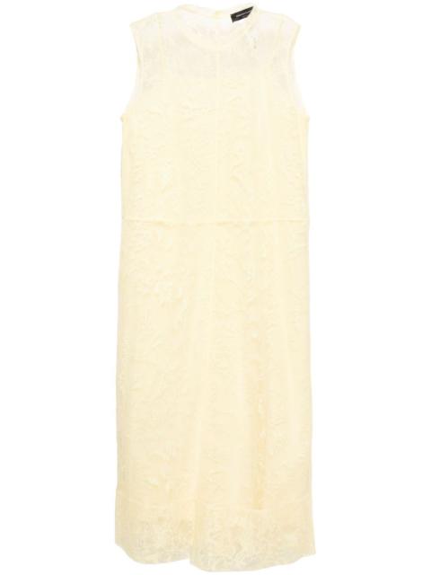 FABIANA FILIPPI sleeveless lace midi dress