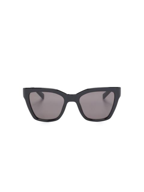 logo-print square-frame sunglasses