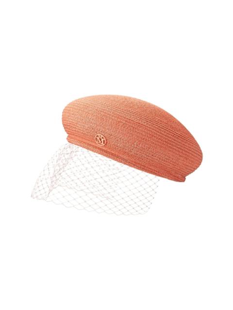 MAISON MICHEL New Bonnie veil-detail beret