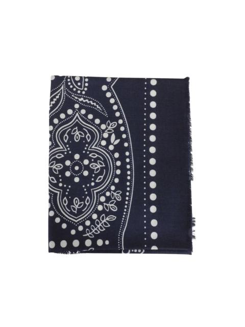 WEEKEND Max Mara Educated fringed patterned scarf
