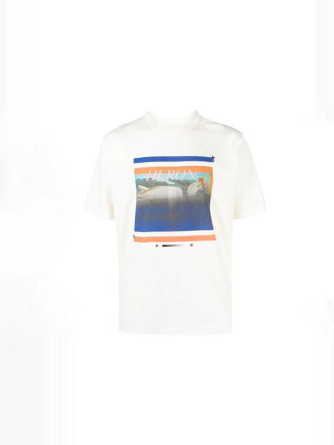 Heron Preston Heron Preston Misprinted Heron T-Shirt White/Navy
