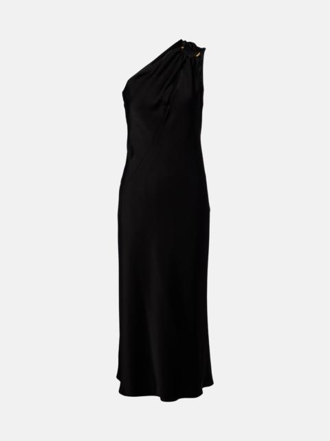 Max Mara Entrata satin midi dress