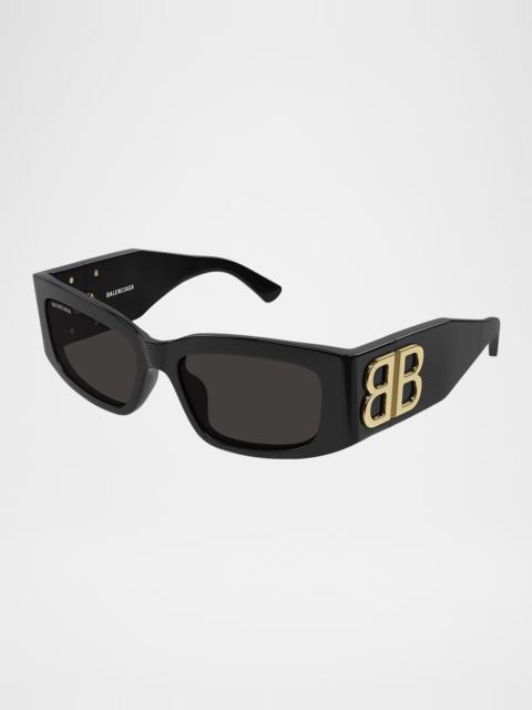 BALENCIAGA Bossy Cat-Eye Acetate Sunglasses