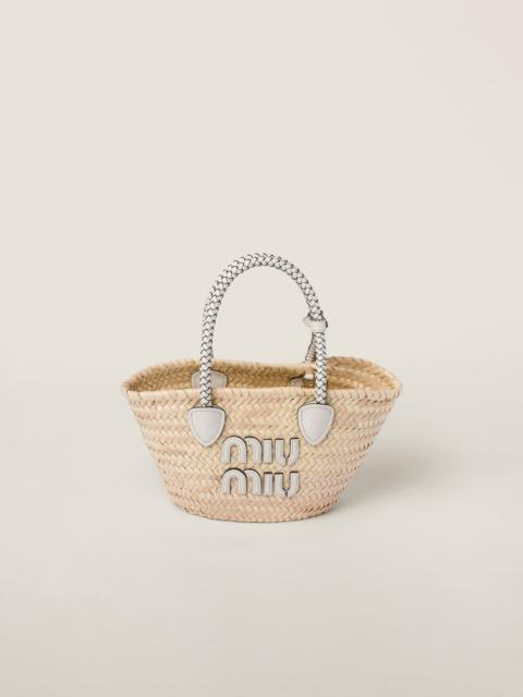 Miu Miu Woven fabric tote bag