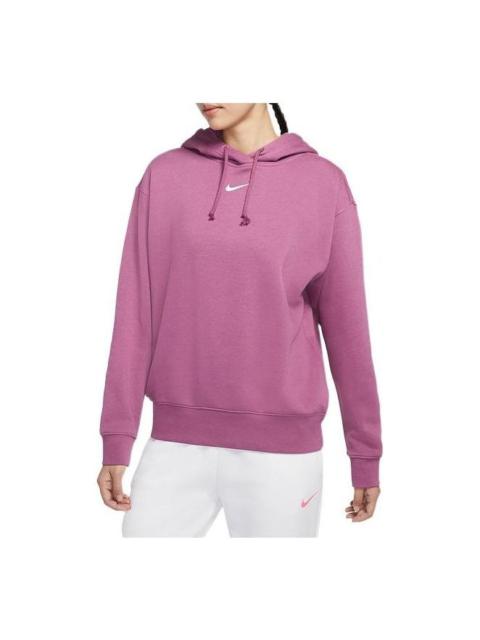 Nike (WMNS) Nike Sportswear Collection Essentials Hoodie 'Purple Pink' DJ7669-507