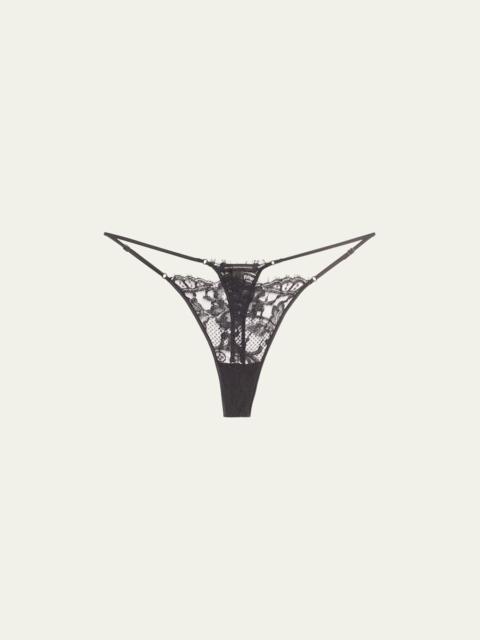 KIKI DE MONTPARNASSE Camille Scalloped Lace G-String