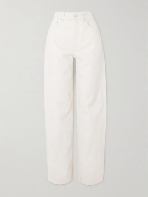 Loulou de Saison Asmar high-rise straight-leg jeans Cream