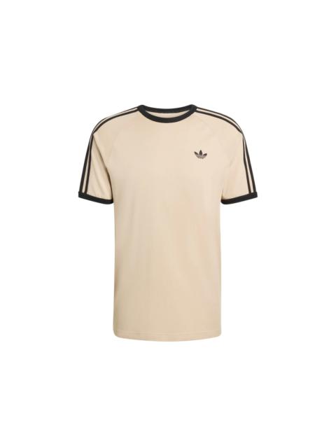 adidas adidas 3-Stripes T-Shirt Stone Khaki