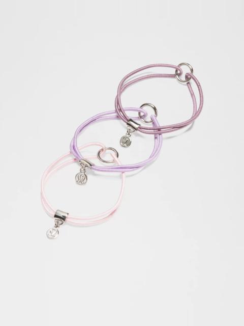 lululemon Logo Bead Hair Ties *3 Pack