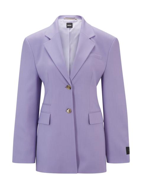 BOSS SLIM-FIT JACKET IN WOOL TWILL