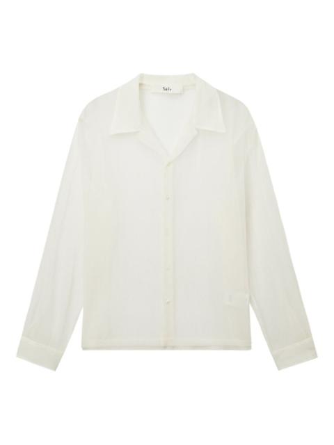 Séfr sheer button-up shirt