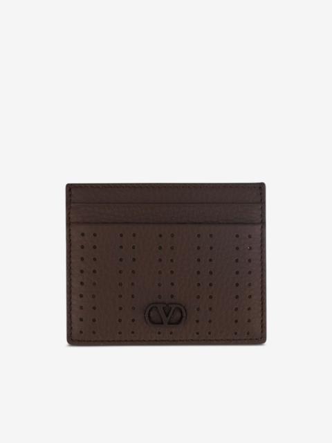 Valentino VLogo perforated wallet