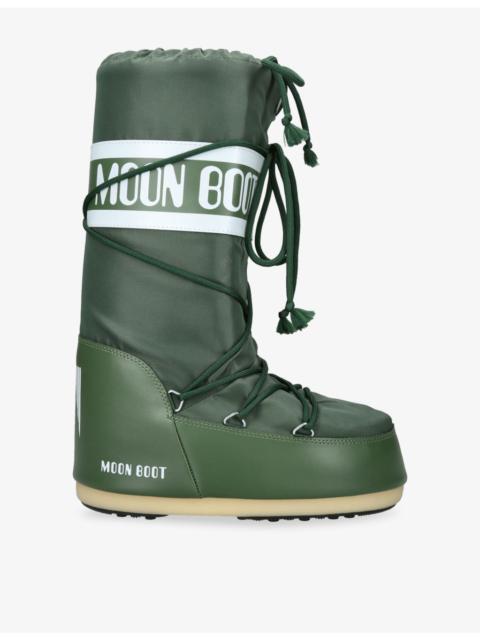 MOON BOOT Icon Brand-Print Shell Boots