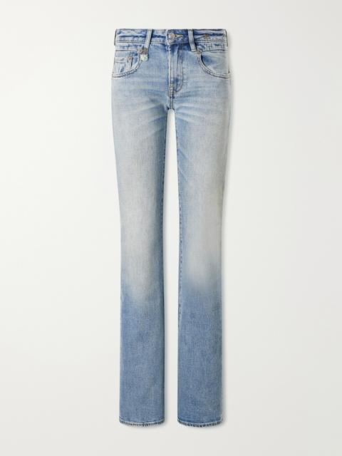 R13 Boy Flare Low-rise Jeans