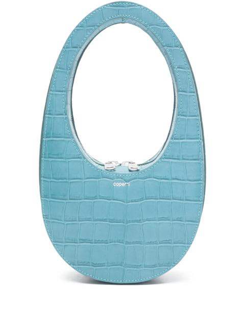 COPERNI Coperni Mini Croc-effect Zip Tote Bag