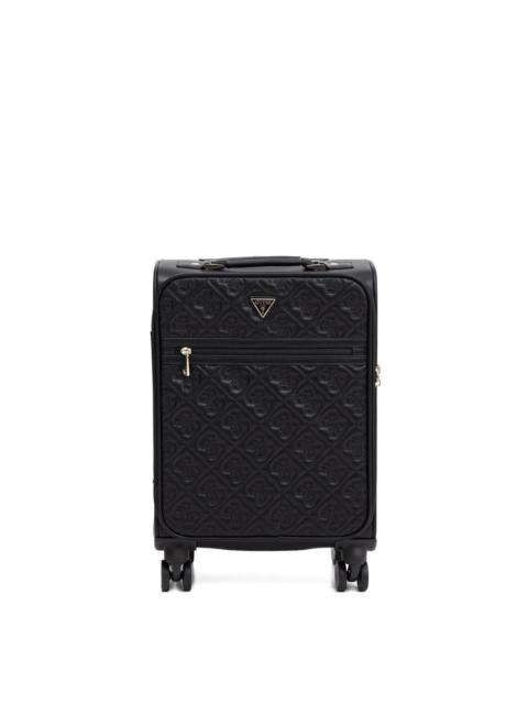 GUESS USA quilted embossed luggage