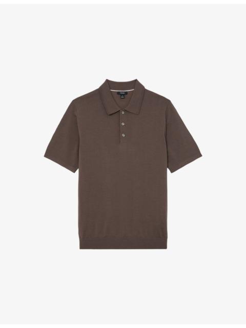 REISS Manor Regular-Fit Merino Wool Polo Shirt