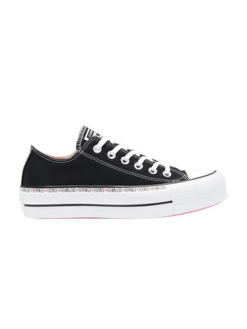 Wmns Chuck Taylor All Star Lift Low 'Fierce Fearless Female'