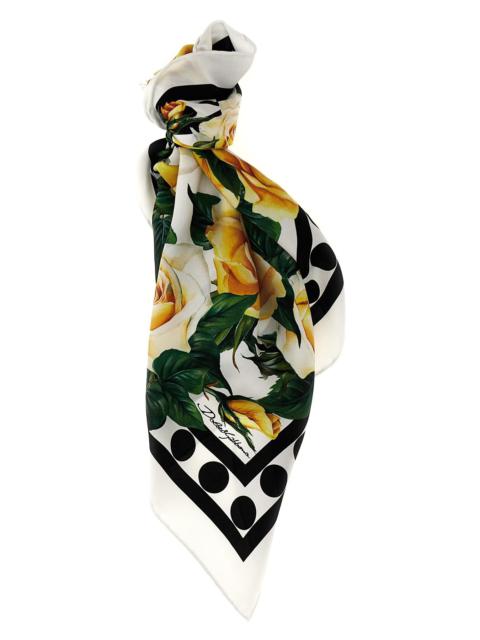 'Rose Gialle' scarf