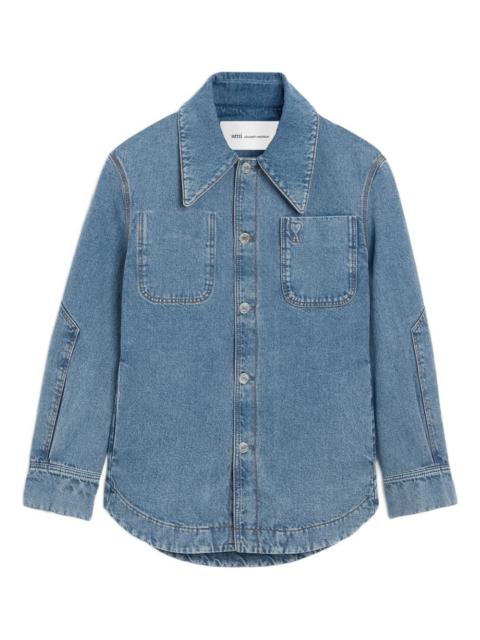 AMI Paris Ami De Coeur denim jacket