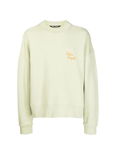 logo-embroidered sweatshirt