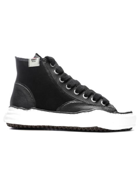 PETERSON HIGH OG SOLE RUBBER PAINTED CANVAS SNEAKER - BLACK