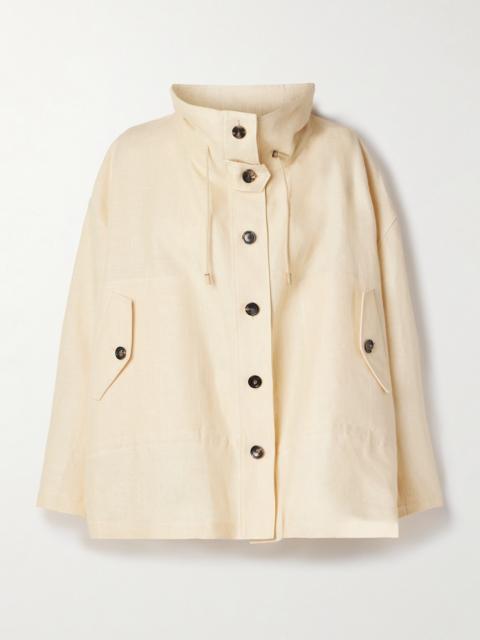 Loro Piana Oversized Linen Jacket