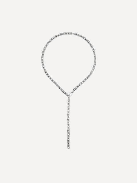 MISSOMA Platinum-Plated Square Paperclip Chain Necklace