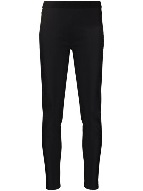 Givenchy Black logo jacquard leggings