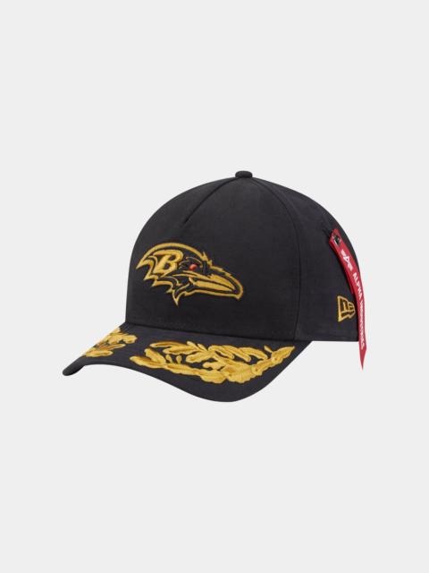ALPHA INDUSTRIES BALTIMORE RAVENS X ALPHA X NEW ERA 940 MC CAP