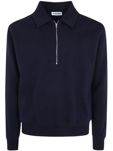 Jil Sander Sweatshirt Crew Neck Long Sleeves 'Embroidered'