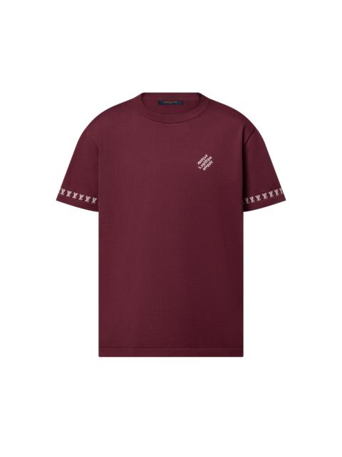 Louis Vuitton Signature Short-Sleeved Cotton Crewneck