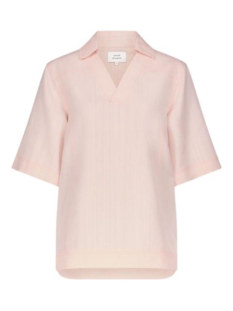 Loulou de Saison Ermo open neck top